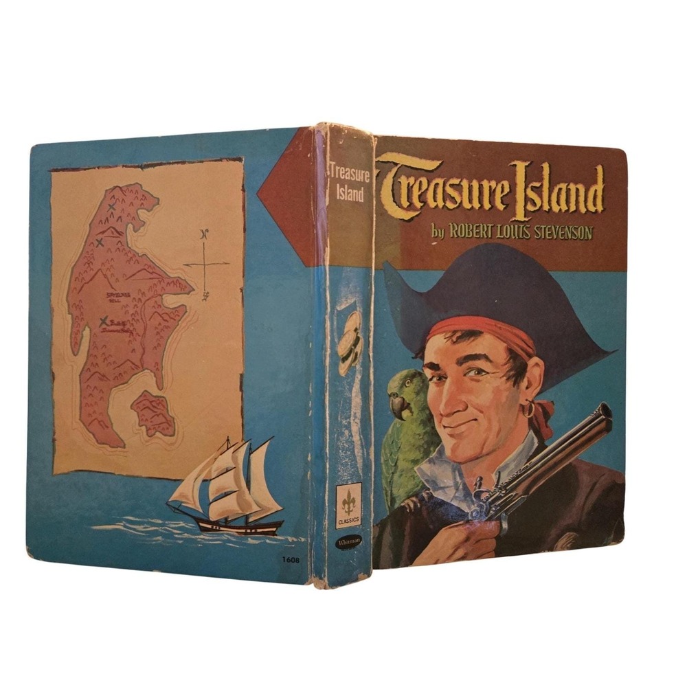 Whitman Classics Treasure Island 1955 hardback Robert Louis Stevenson